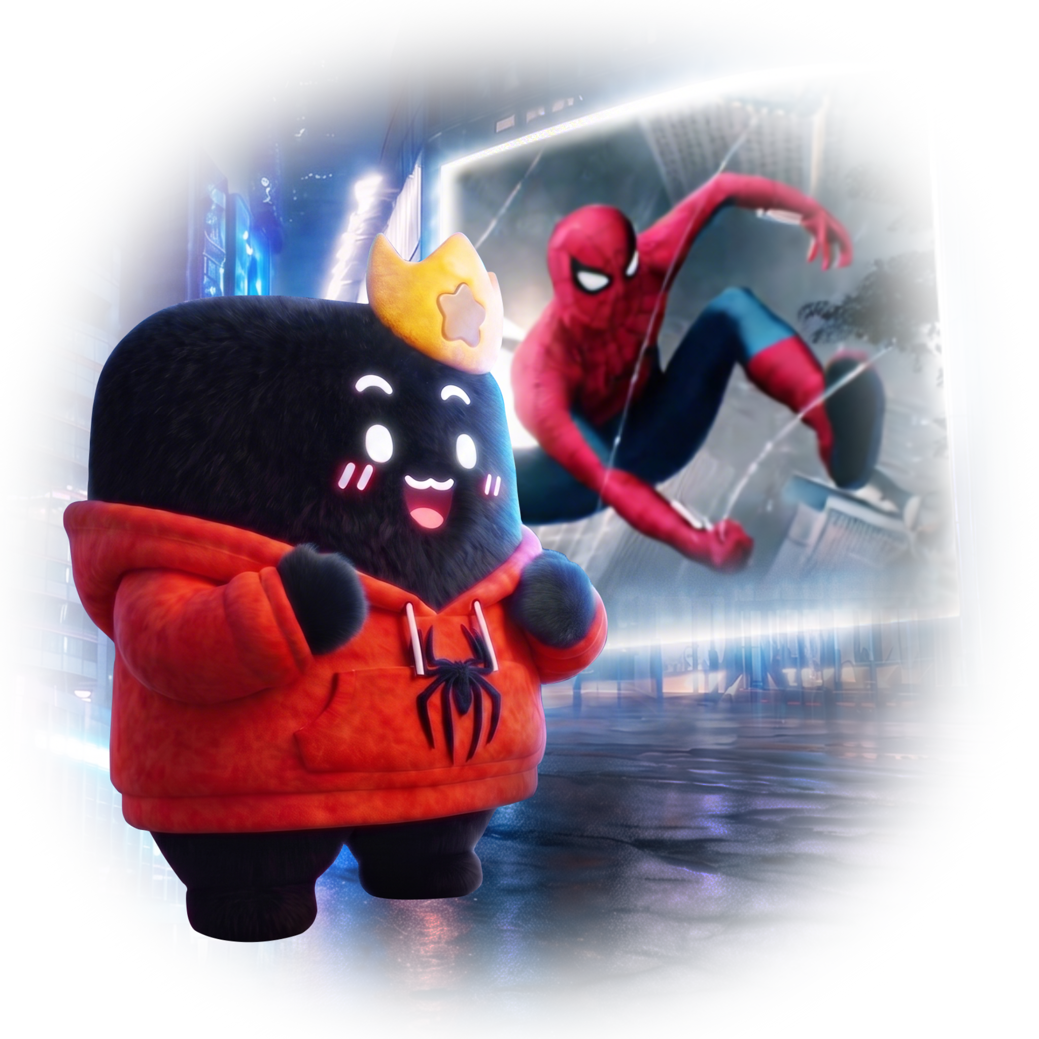 スパイダーマン発見