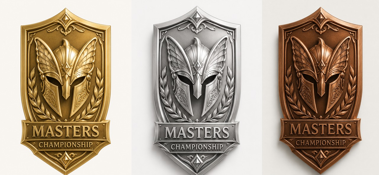 表彰バッジ（金・銀・銅）