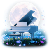 月夜のピアノ