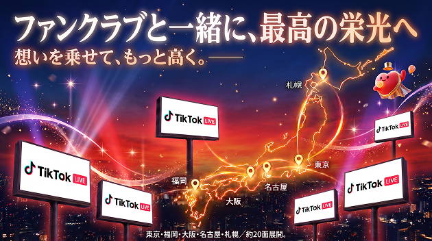 日本全国5大都市・大型ビジョン掲載