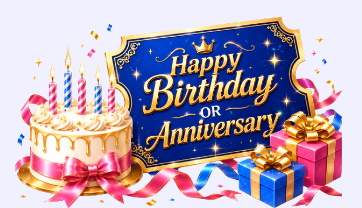 誕生日・記念日特典